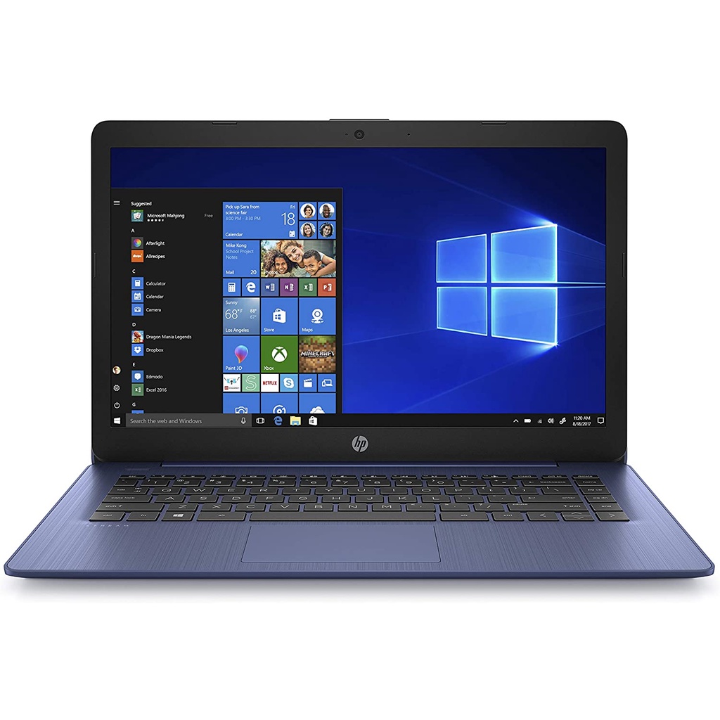 LAPTOP MURAH HP STREAM 14 RAM 4GB 64GB 128GB EMMC WINDOWS 10 BARU-BIRU