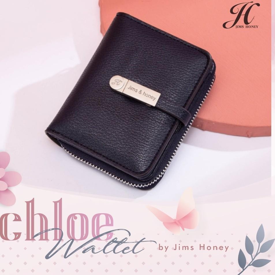 New Product DOMPET LIPAT DAN CARD WALLET MINI WANITA CHLOE WALLET MERK JIMS HONEY