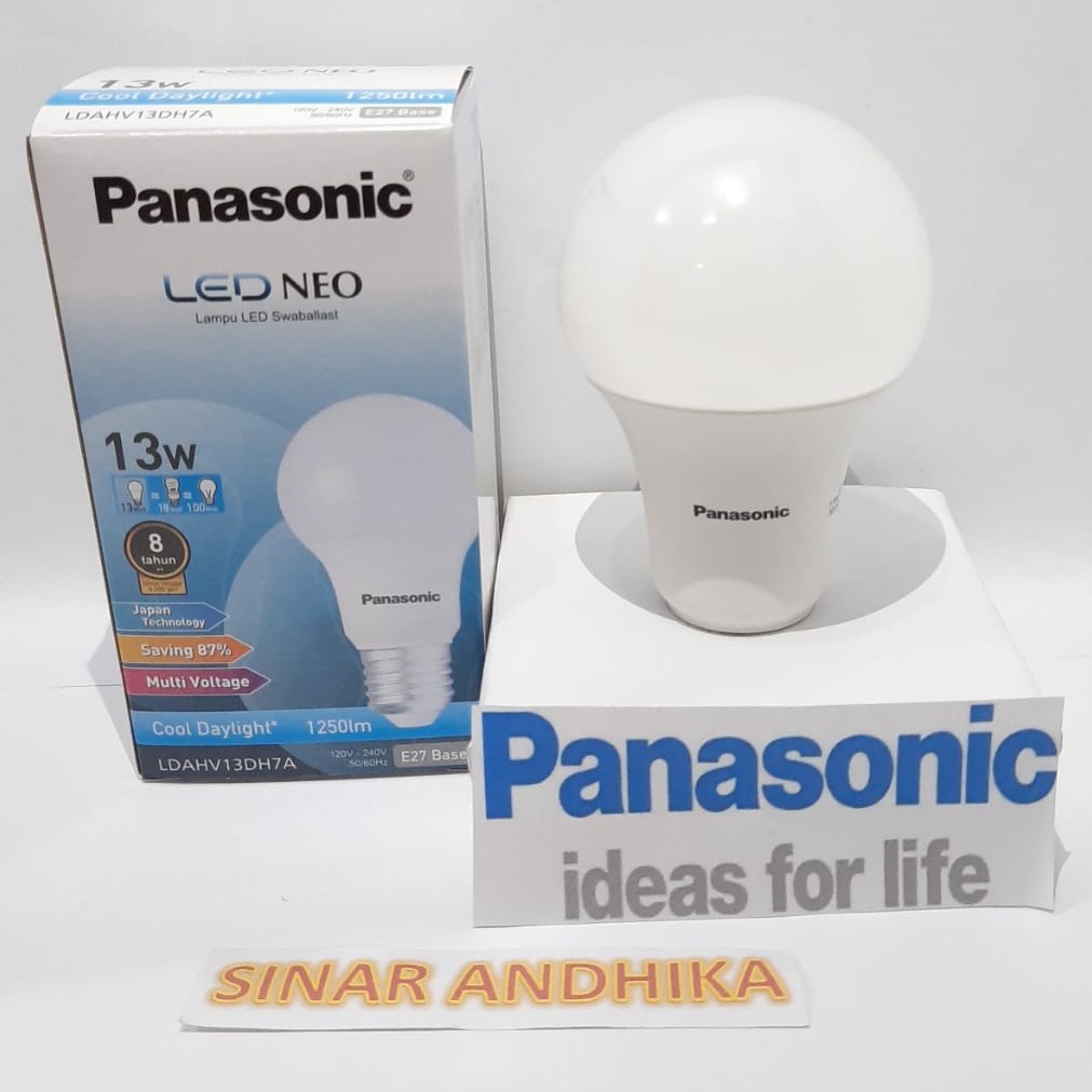 LAMPU LED BULB PANASONIC 13 WATT