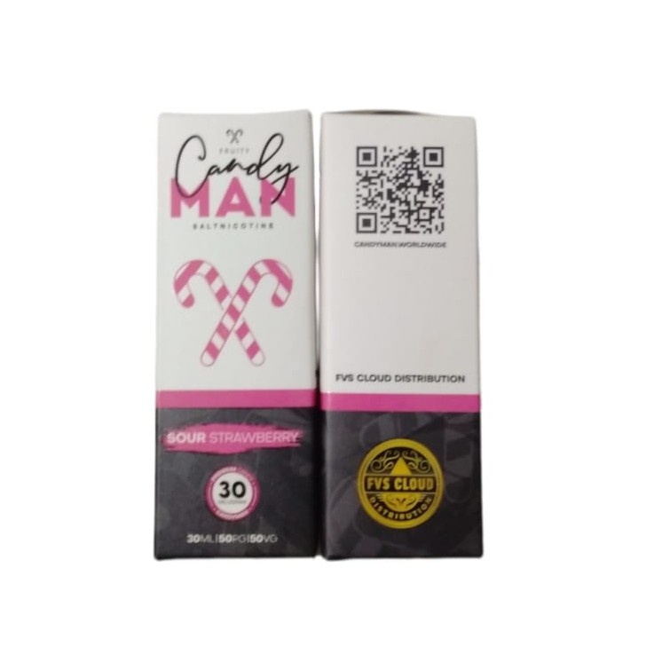 Liquid Candyman Sour Strawberry Candy Salt Nic 30ML by FVS x TNT