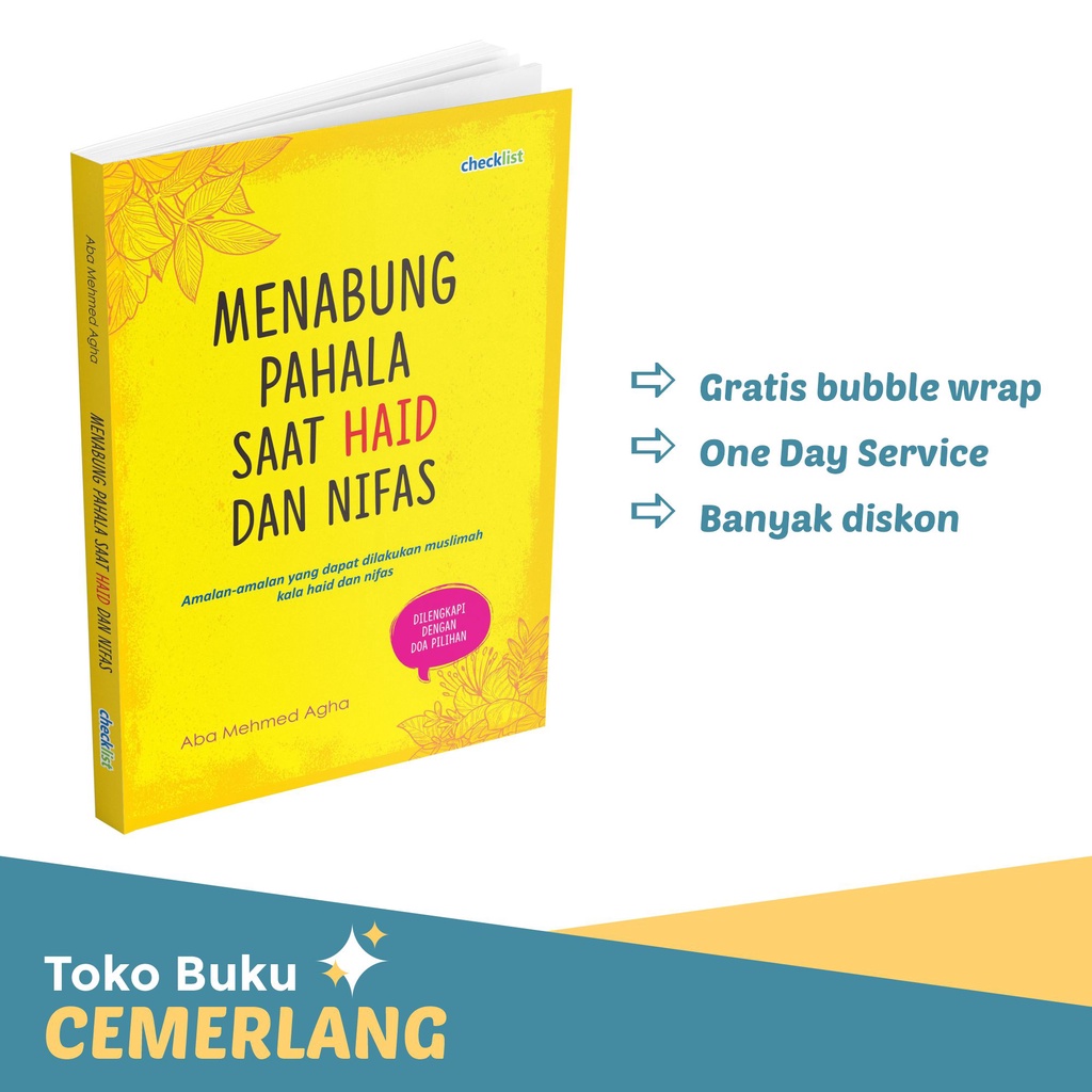 Jual Buku Amalan Muslimah Menabung Pahala Saat Haid Dan Nifas Plus Doa