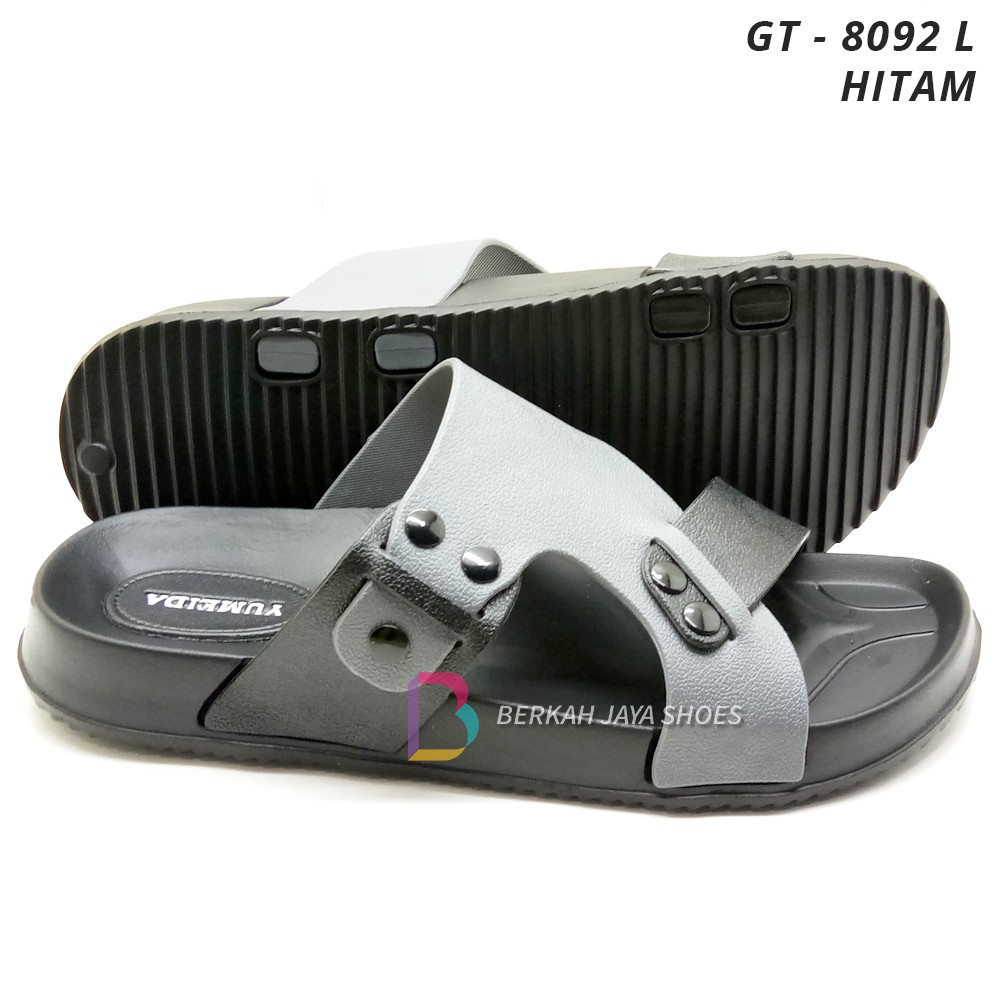 Sandal Pria Karet - Sandal Slop Pria Yumeida GT-8092 L Varian Warna