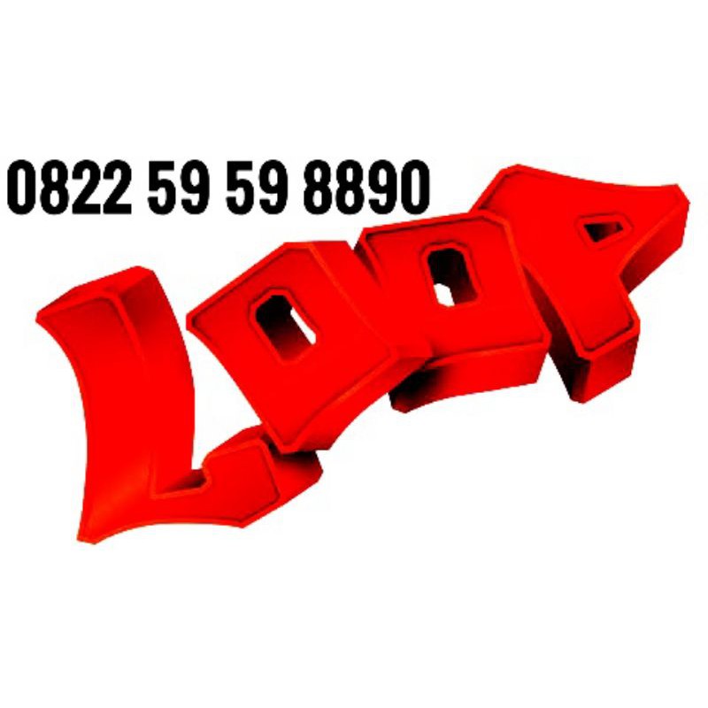 NOMOR CANTIK SIMPATI LOOP SERI RAPIH UNIK SERI EKOR ANGKA BESAR