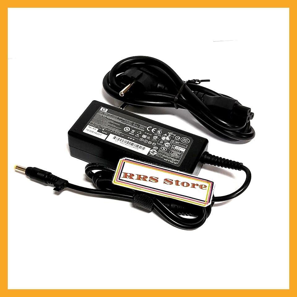 Adaptor Charger Laptop 18.5V 3.5A 4.8X1.7 Mm 65W HP Compaq Presario C300 C500 C700 A900 Pavilion DV6000 DV6500 DV6700 DV1000 DV2000