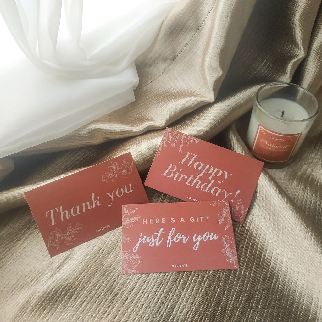 Caliente - Tambahan Greeting Card | Gift Card | Kartu Ucapan
