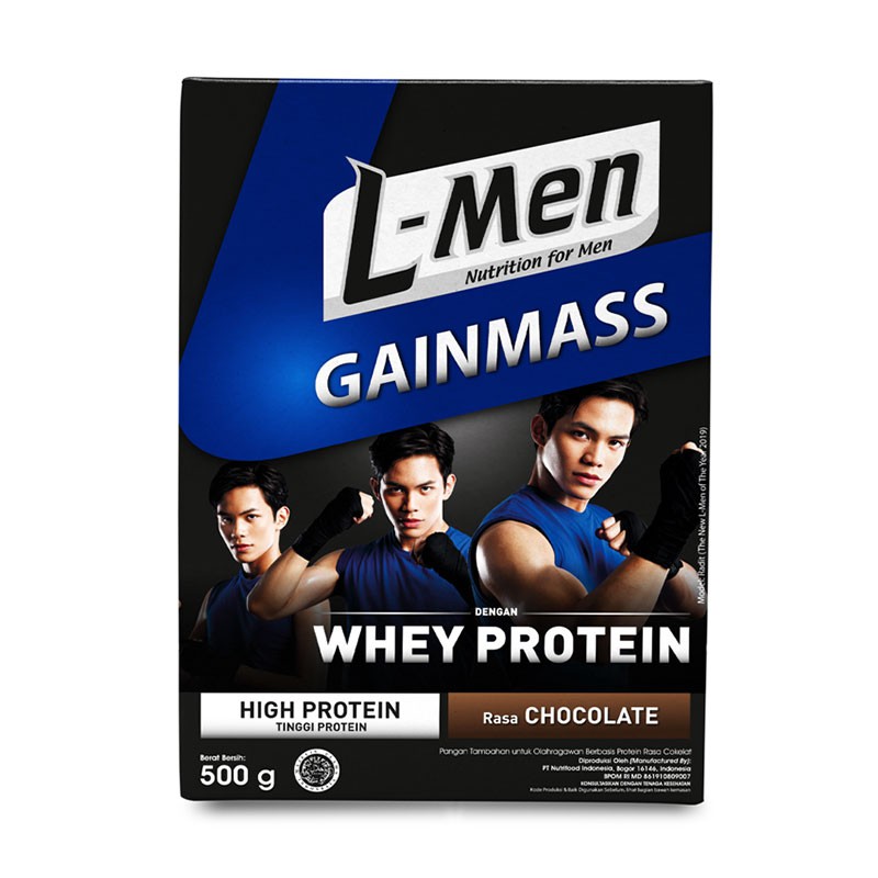 

L-Men Gain Mass Chocolate Minuman Kesehatan [500 g]