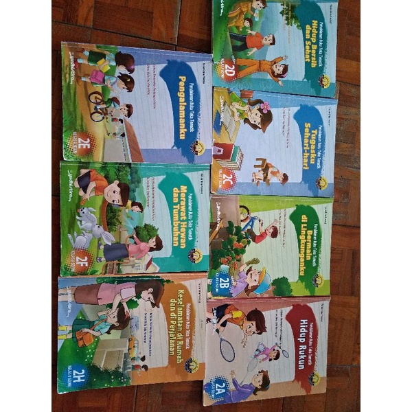 

Buku Bekas Tematik Pendalaman kelas 2 SD A,B,C,D,E,F,H (1 Set )