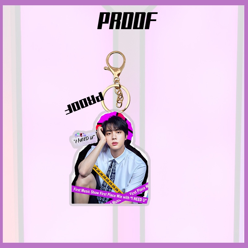 1pc Gantungan Kunci BTS JIN V RM JIMIN SUGA