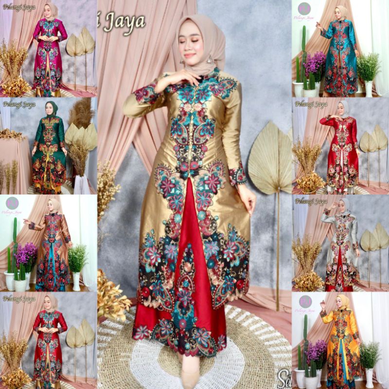 KEBAYA MODERN//SET ROK KIPAS SAPUJAGAT//Original By Pelangi Jaya