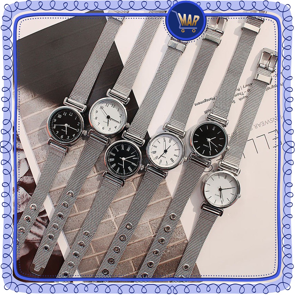 Jam Tangan Stainless Steel Jam Tangan Wanita Analog