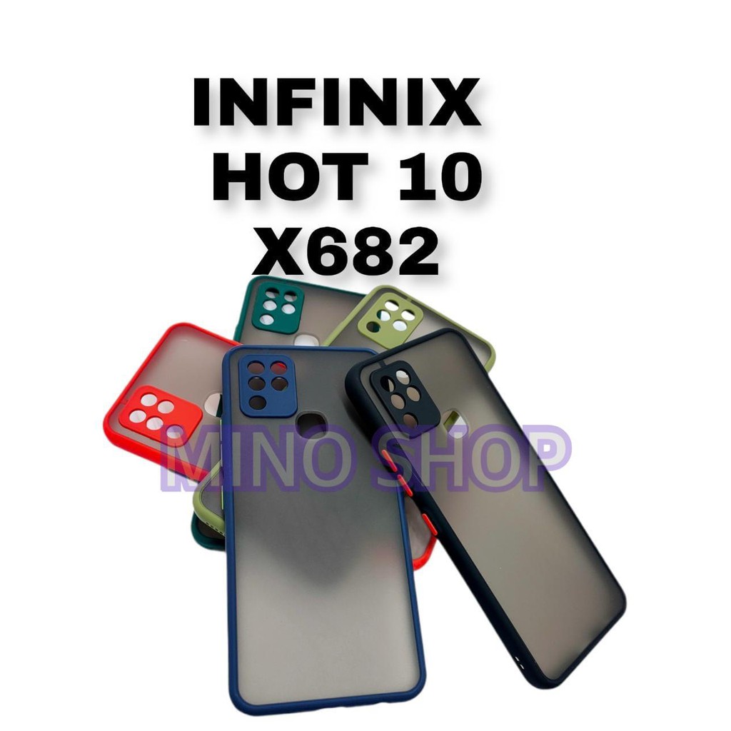 SOFTCASE INFINIX HOT 10 X682 - HARDCASE DOVE MYCHOICE PLUS PELINDUNG KAMERA - AERO CASE