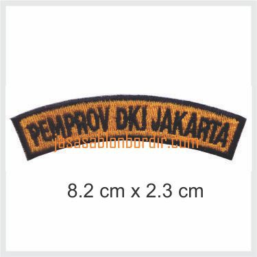 Emblem Bordir Pemprov DKI