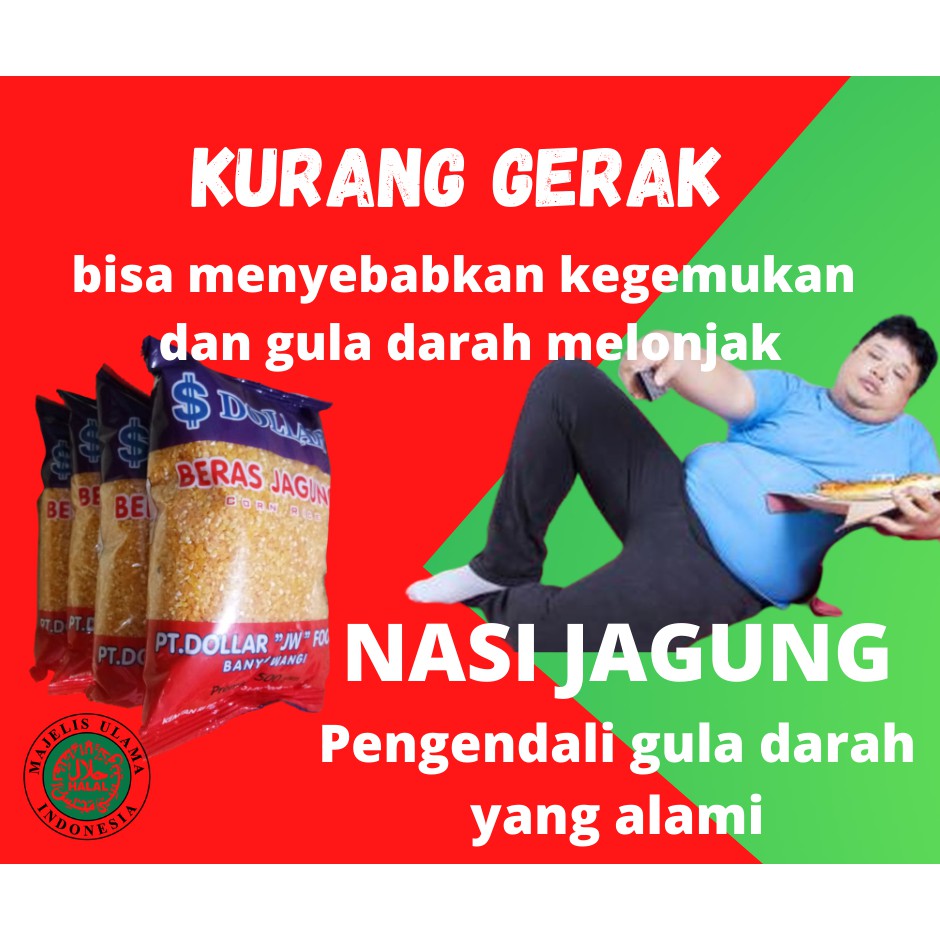 Beras Jagung DOLLAR Tinggi Serat 500 gram