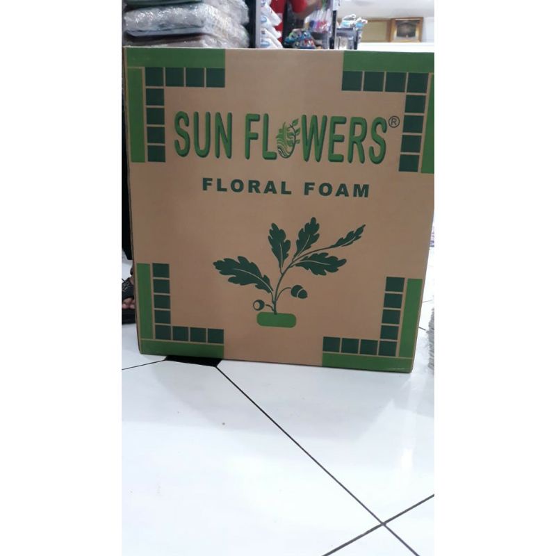 FLORAL FOAM / FLOWER FOAM / SPONS BUNGA / BUSA BUNGA KERING / BAHAN BUNGA