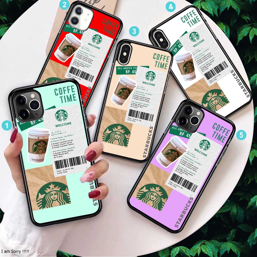 Berkah Case - Case  VIVO V20 V20SE V15 Z1 PRO S1 Y19 Y53 Y71 Y83 Motif STARBUCKS casing hardcase Ber