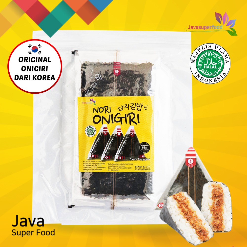 

NORI ONIGIRI | Nori Wrapper Khusus Bungkus Nori Triangle / Sushi Nori (ISI 10,20,50 Lembar)
