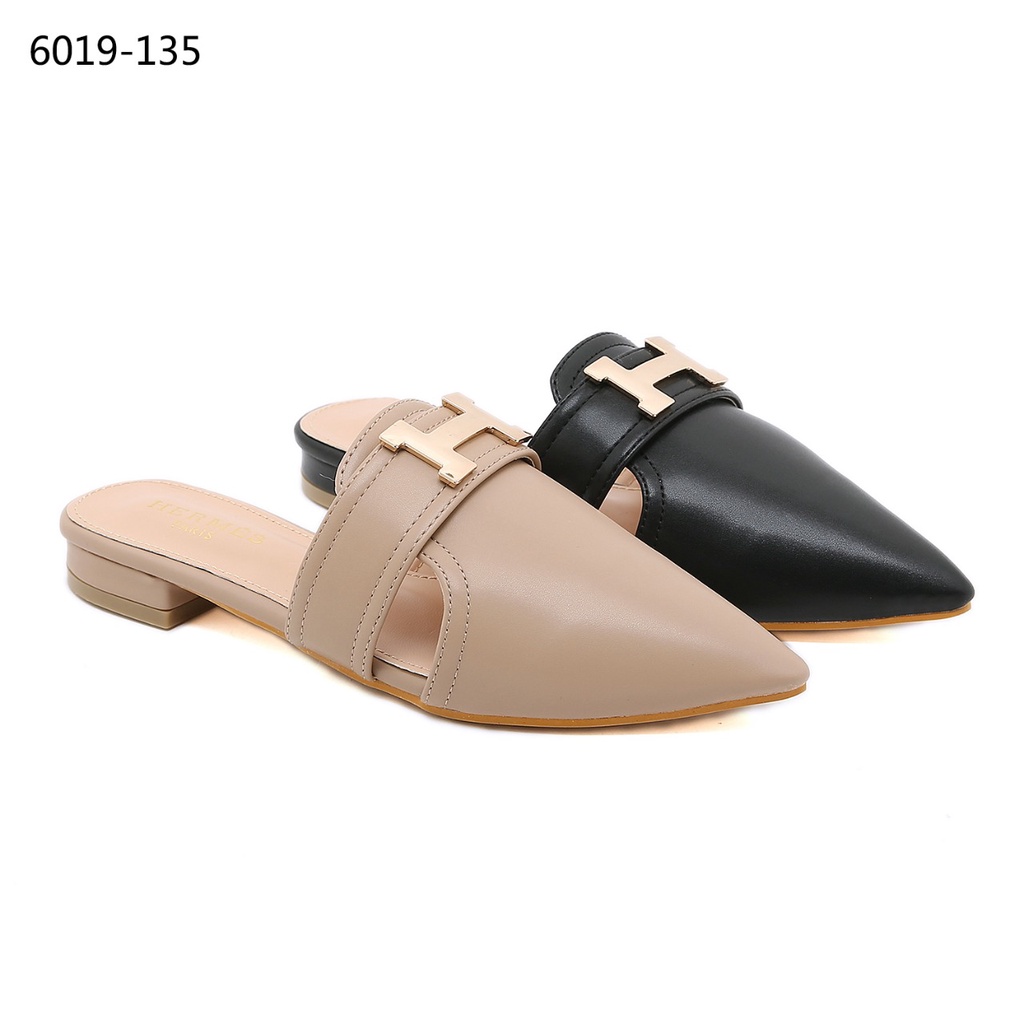 Leather 'H' Iconic Loafers Shoes #6019-135