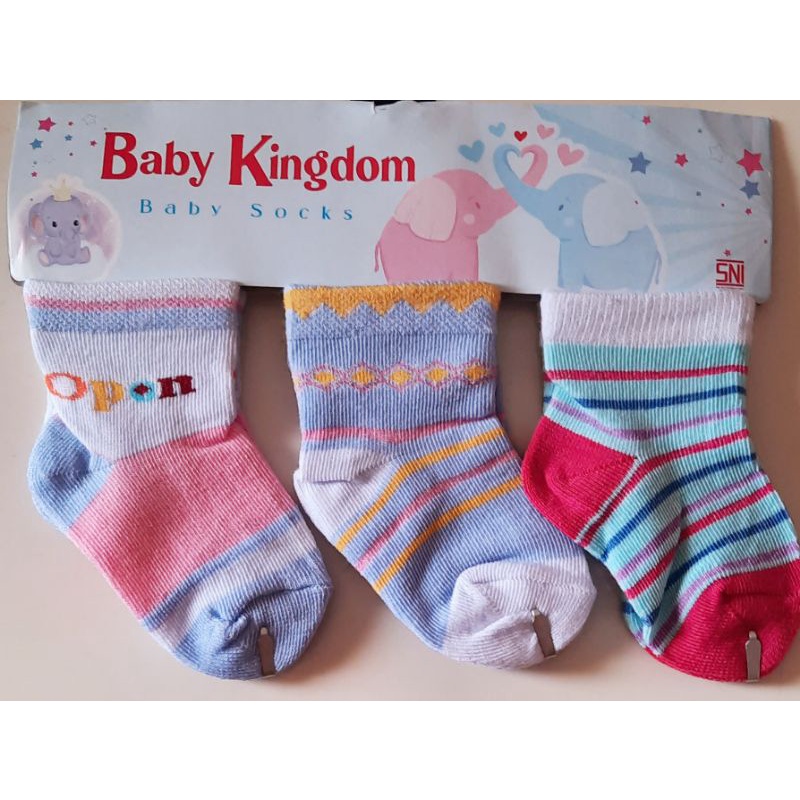 KAOS KAKI BAYI ISI 3 PASANG CUTEE