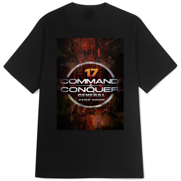 Kaos Command and Conquer Generals Zero Hour Tshirt Unisex Casual Tees New Cotton Ready Stock [Bisa C