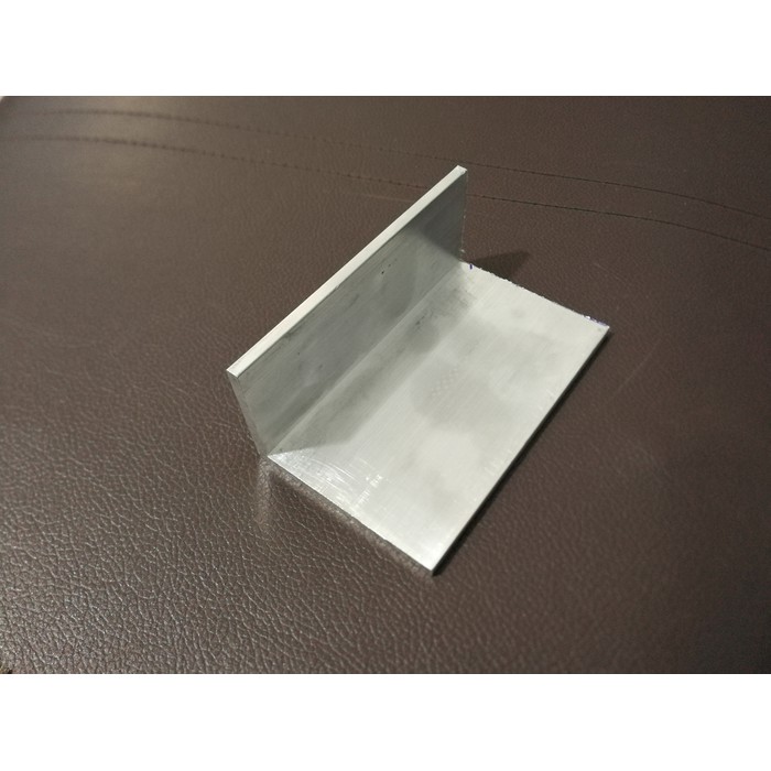 Heatsink Siku L 4x6cm Panjang 10cm Plat Pendingin Aluminium tebal 4mm