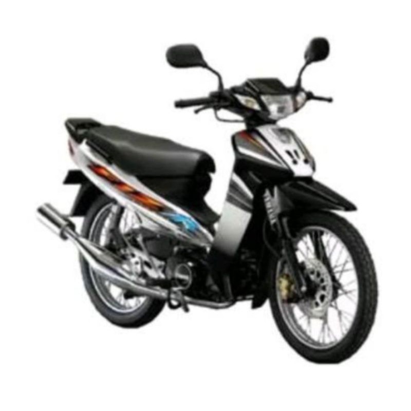 stiker motor f1zr sporty 2004 Putih-hitam