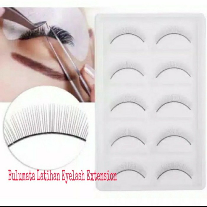 BULU MATA LATIHAN ECER/ BULU MATA PALSU LATIHAN/ BULU MATA LATIHAN EYELASH EXTENSION