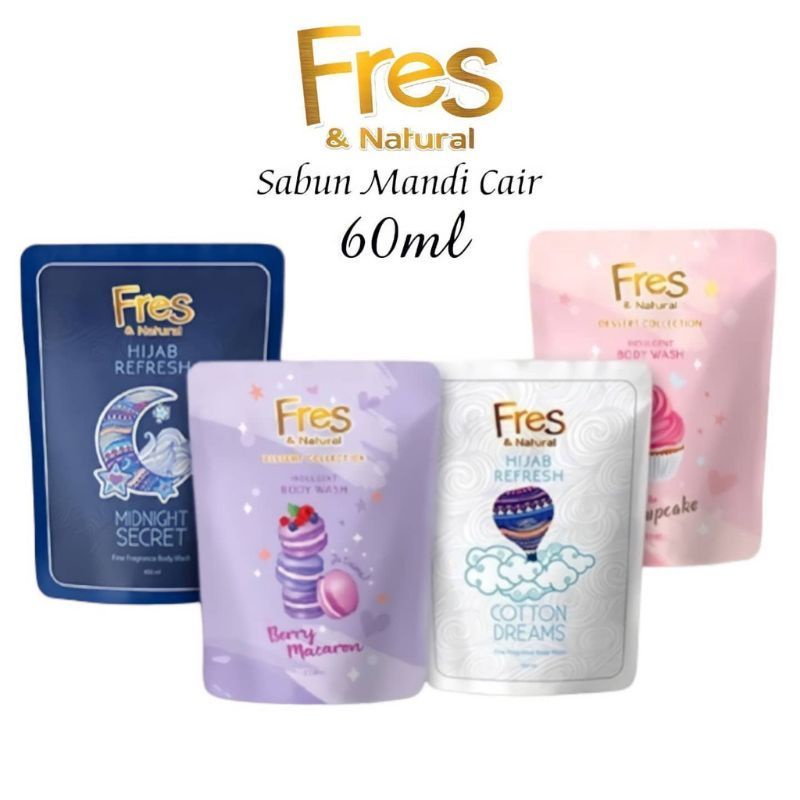 FRES & NATURAL SABUN CAIR 450ML SABUN MANDI