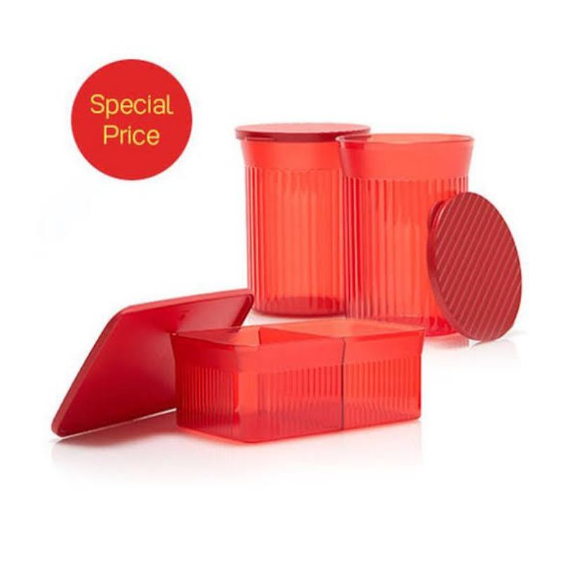 Snack it tupperware merah