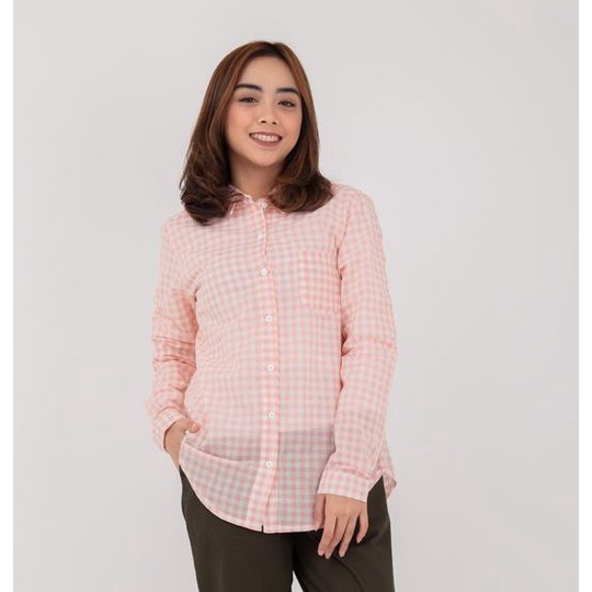 NYMPH CLOTHING KEMEJA BANDITA PINK