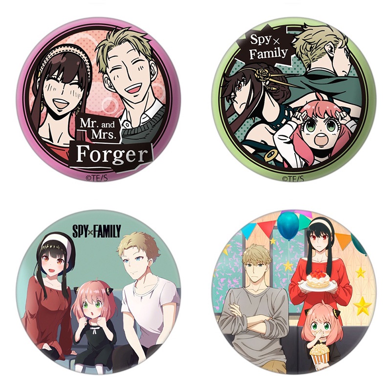 Bros Pin Desain Kartun Anime SPY X FAMILY Loid Anya Yor Untuk Kostum Cosplay