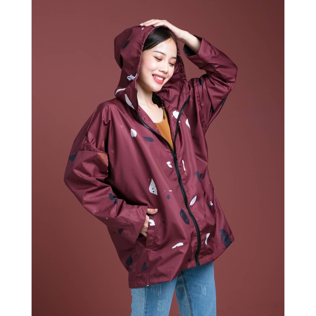 Myrubylicious ABSTRACT#2 PACKABLE JACKET-5