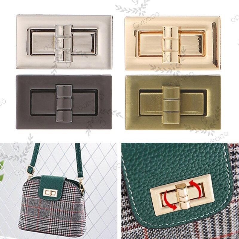 Variasi V013 Kunci Putar / Slop / Buckle - Aksesoris Tas &amp; Dompet Wanita Fashion (IMPORT)