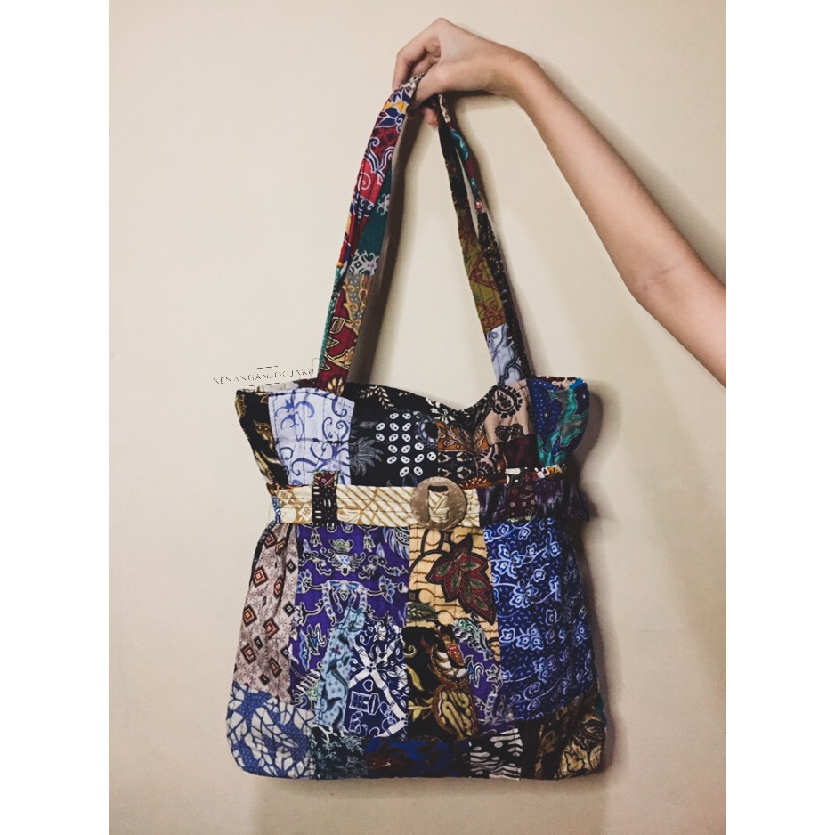 ARINI TOTE BAG / TOTEBAG  BATIK KAIN PERCA ETNIK