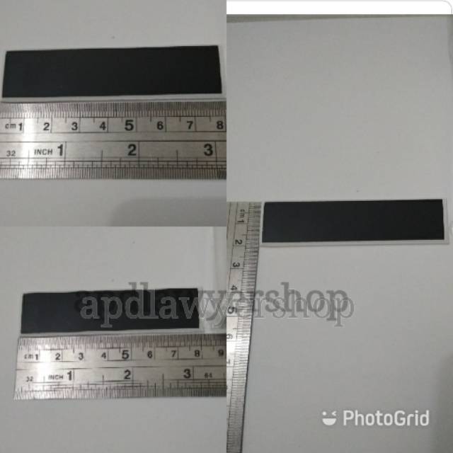 

Bahan Papan Nama Dada Polos Acrylic Akrilik Gravo 2cm x 8cm Bahan Name Tag Hitam Putih Tebal 2mm