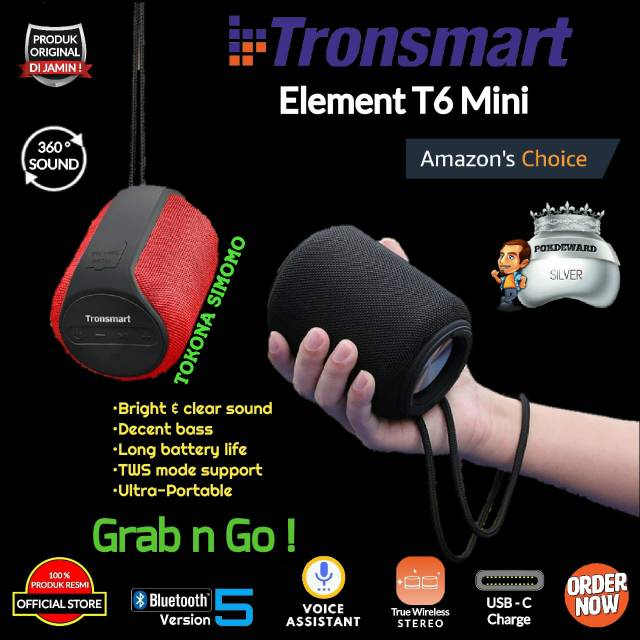 Tronsmart Element T6 Mini Portable Bluetooth Speaker
