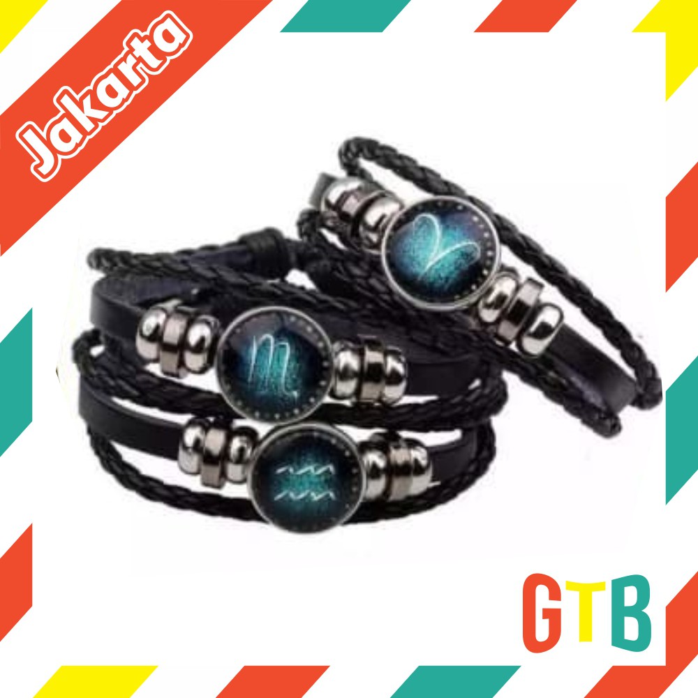 ❤️GTB❤️ A001 READY STOCK GELANG ZODIAK TREND FASHION IMPORT MURAH