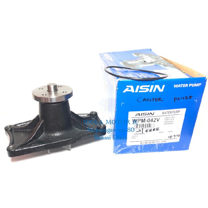 Water pump pompa air mitsubishi PS-125 CANTER WPM-042V merk aisin ASLI