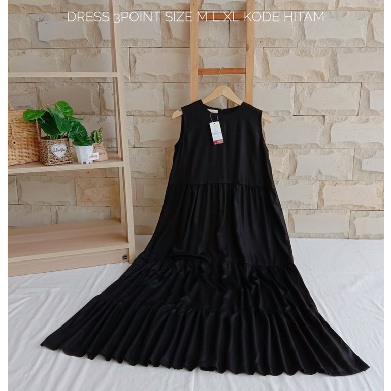 DRESS 3point ORIGINAL BRANDED TERMURAH