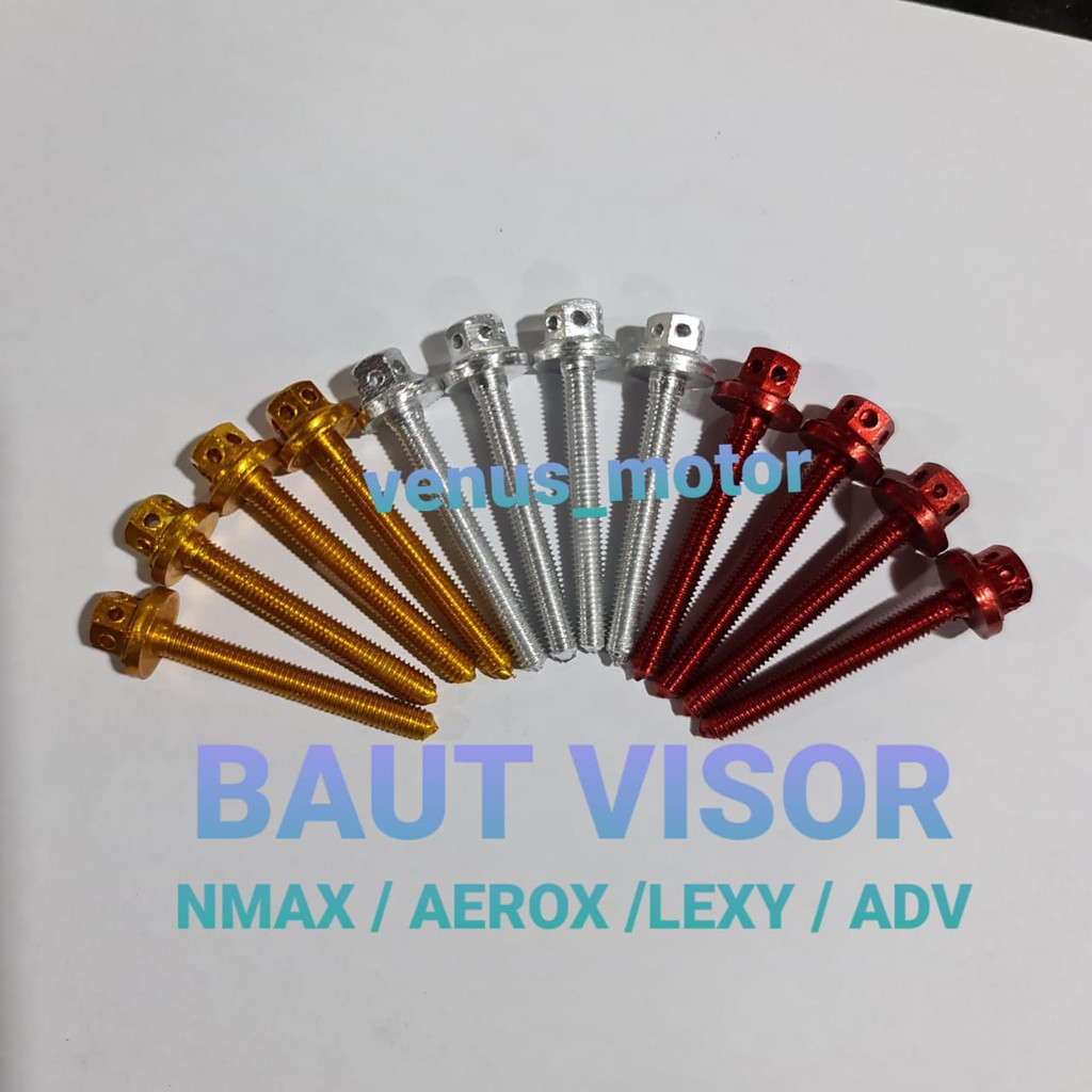 BAUT VISOR NMAX / AEROX / LEXY /  PCX ADV (1 SET =4 PCS ) BAUT WINSIL universal