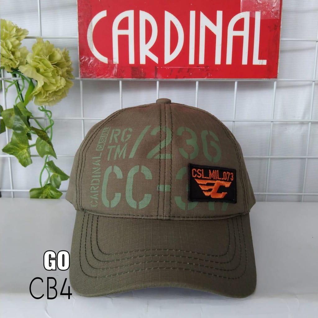 gof CB CARDINAL TOPI CASUAL 100 % Original Topi Cowok Baseball Keren