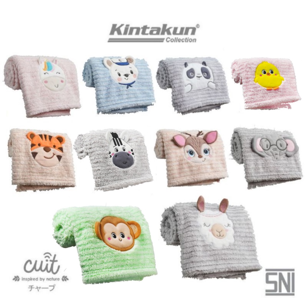 Cuit x Kintakun Selimut Bayi Lembut 76 x 102 - Baby Needle Blanket