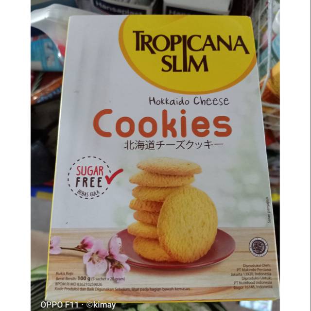 Tropicana slim cookies hokaido cheese 100 gram