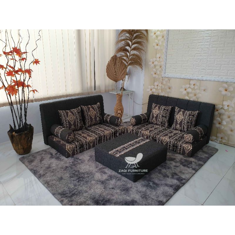 SOFA ARAB MISNAD LESEHAN EKONOMIS 1SET FREE BANTAL