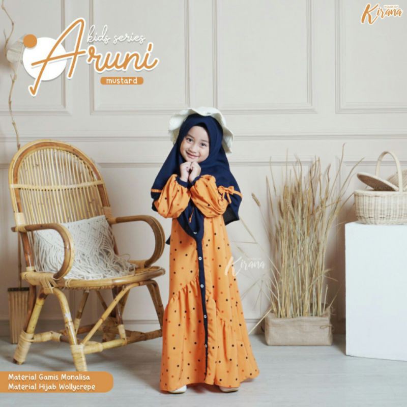 GAMIS ANAK ARUNI SERIES ORIGINAL BY HOUSE OF KIRANA