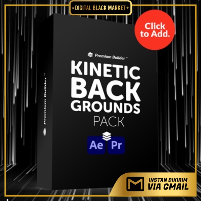 Premium Builder - Kinetic Backgrounds Pack - Premiere Pro &amp; After Effect (Extension)