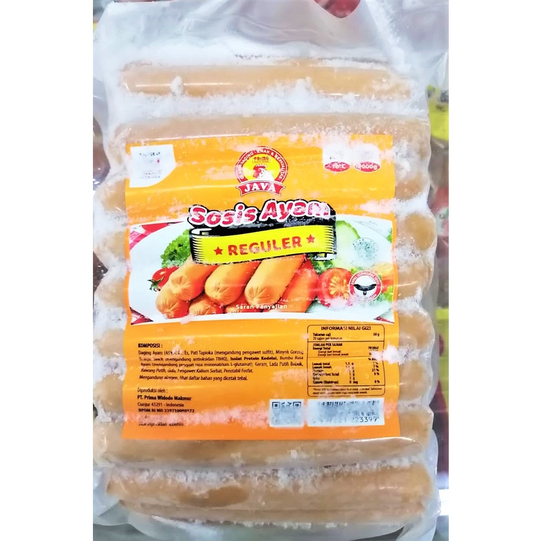 

Java Sosis Ayam Reguler 1kg