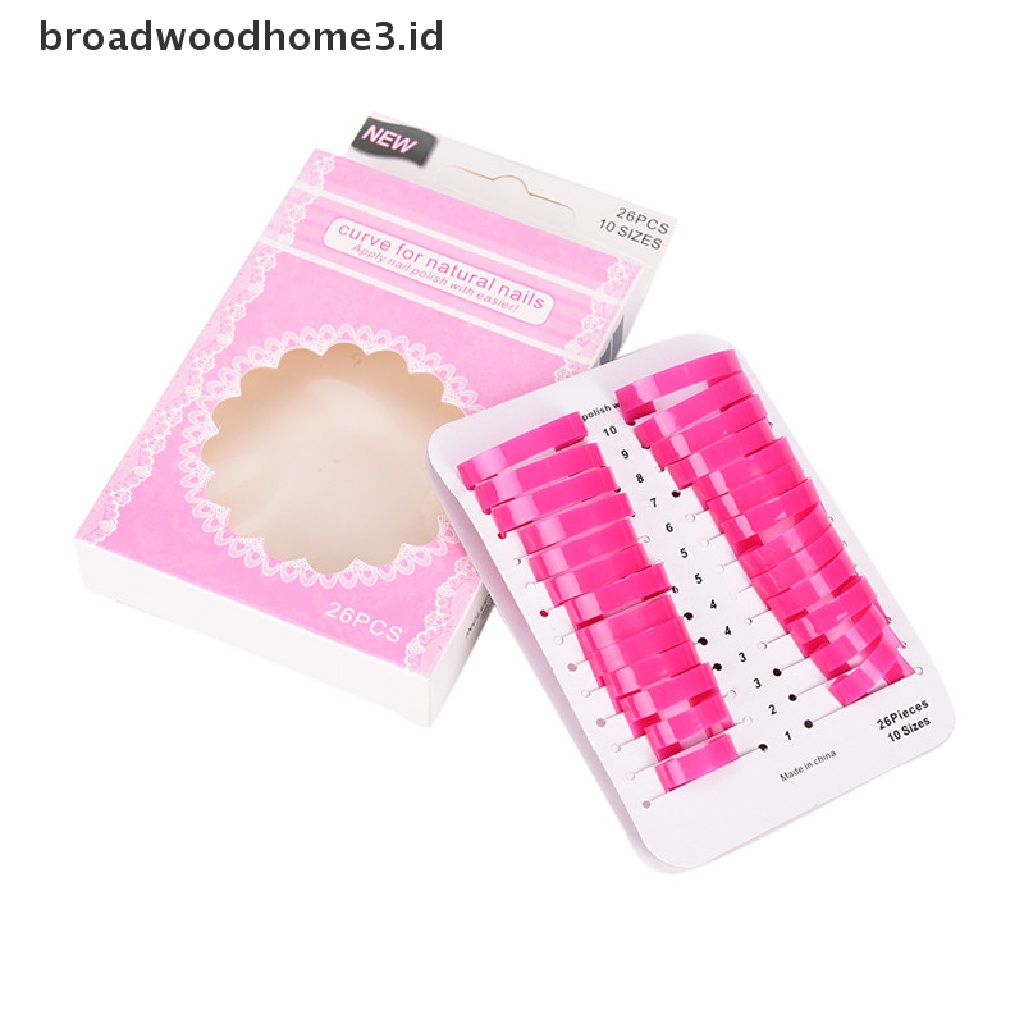 26pcs / set Cover Pelindung Jari Untuk Nail Art