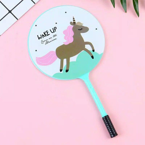 Pulpen Pena Kipas Karakter Unicorn / Pena Kipas Unicorn Lucu Import / TS-106