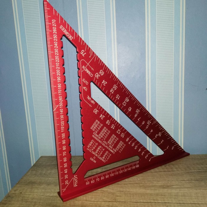 

Nikmati Premium Speed Square 12 Inch Besar 30 Cm Penggaris Segitiga Merah Trendi