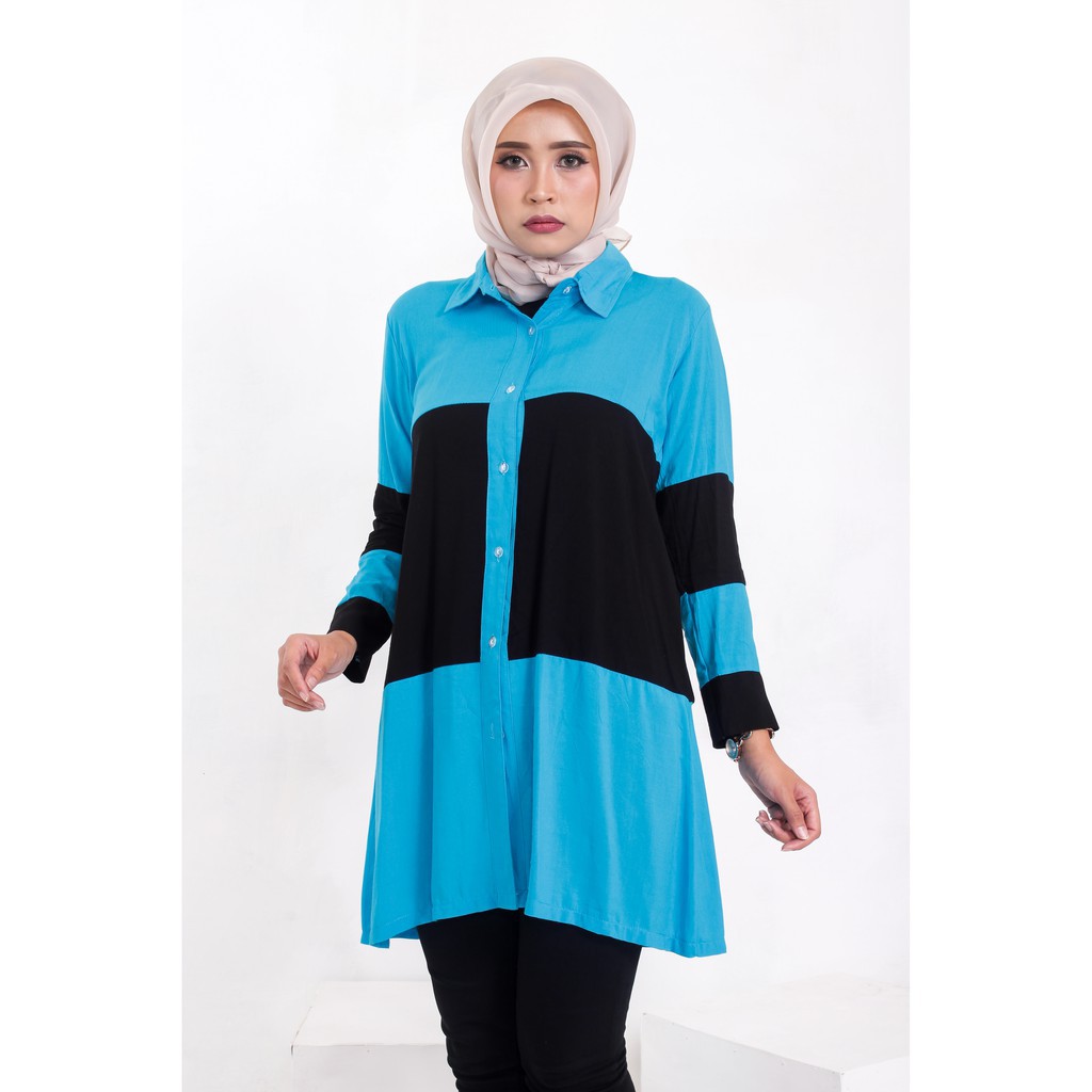 SORAYA TUNIK TURKISH-HITAM